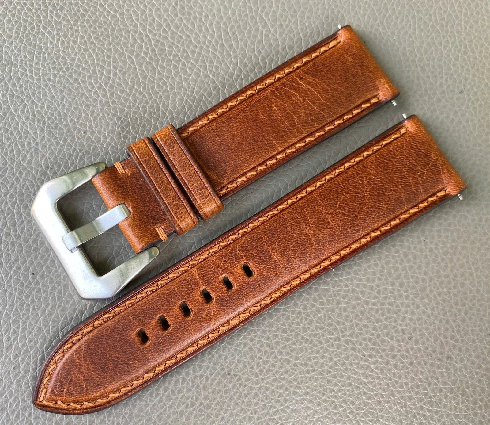 Genuine Cowhide Watch Strap Band Size 16 17 18 19 20 21 22 23 24 25 26mm