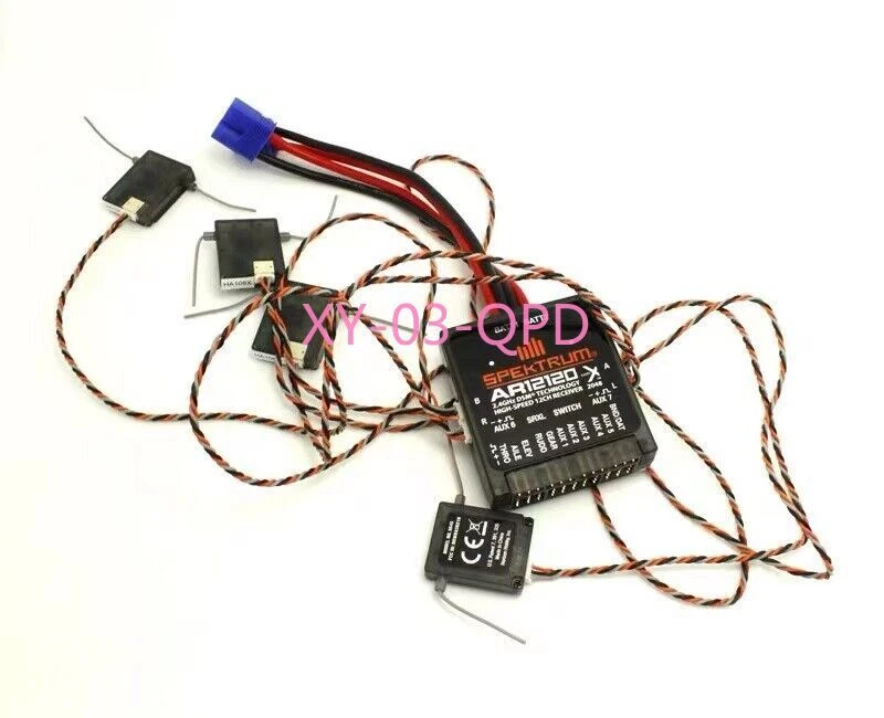 1PCS AR12120 2.4G12 Channel Power Safe Receiver for SPMAR12120 with 4 Satellites - Image 2 of 4