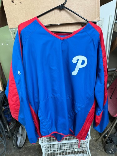 Philles Authentic Majestic BP  Pullover Vintage 2007 XLarge