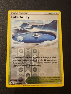 Pokemon Karte Verlorener Ursprung REVERSE HOLO FOIL Lake Acuity 160/196 TCG