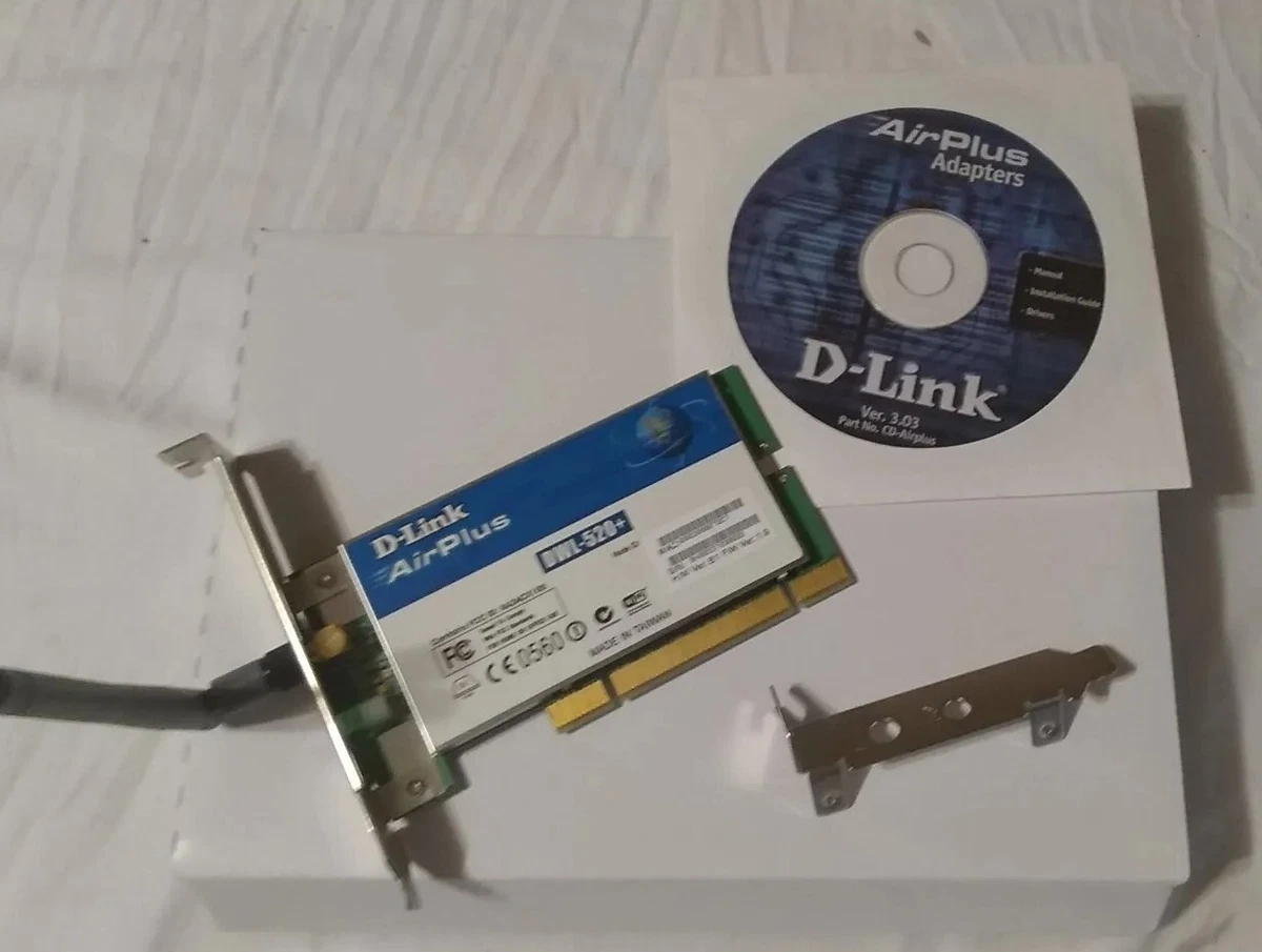 PCI Adapter D-Link AirPlus Wireless Network DWL-520+ New In Box | EBay