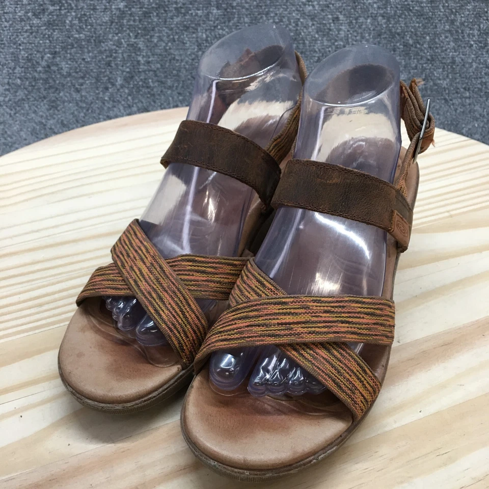 Sandalias Keen para mujer 8 correas al tobillo Skyline Thrush cuña de cuero marrón 1014314 Foto 3 de 4