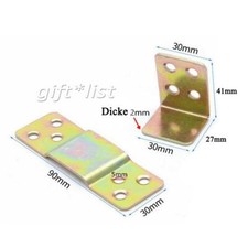 10x Bettverbinder Eckverbinder Winkel Verbinder Schnellverbinder Möbelverbinder