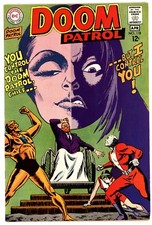 Doom Patrol (1st Series) #118 FVF 7.0 1968  Bob Brown Cover