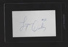 Lynn Dickey Green Bay Packers Signed Auto Football 3x5 Index Card Autograph