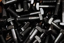 (10) Square Head 3/4-10 x 3-1/2 Bolts Unplated A307 1-1/8 Square