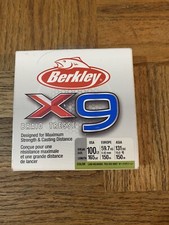 Berkeley X9 Braid Tresse 100 Lb Severely Damaged Box