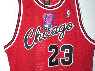 New Nike Authentic Chicago Bulls Michael Jordan #23 Red Jersey 52