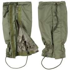 Max Fuchs® BW Outdoor Buschraft Hunting Military Heavy Duty Gaiters - OD Green