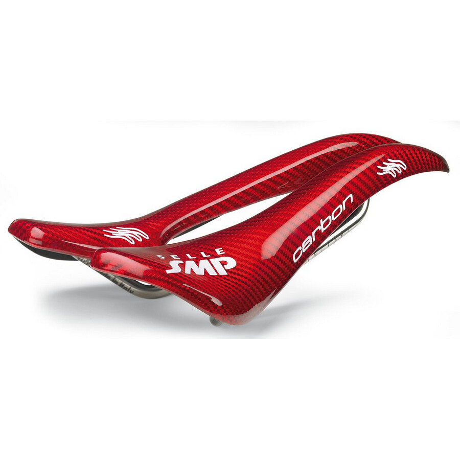sella mtb/trekking carbon 263x129mm 165g rosso 2201703200 Selle SMP corsa mtb Se