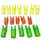 50pcs ID3.2mm Arrow Nocks Plastic Tails Pin Arrow Shaft DIY Archery Hunting