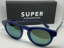 RetroSuperFuture 594 Boy Deep Blue Frame Size 50mm Sunglasses NIB