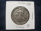 1943 Walking Liberty Half Dollar 50 Cent Coin EF