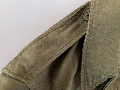 VTG Old M43 Field Jacket Coat OD M1943 38L Korea World War II WW2 US Army 40s - Picture 8 of 17