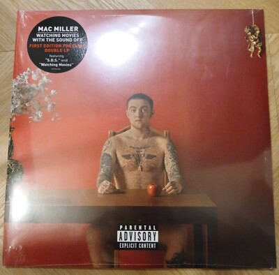 Mac Miller - Watching Movies With The Sound Off ( Gatefold ) Hype Sticker 2016 