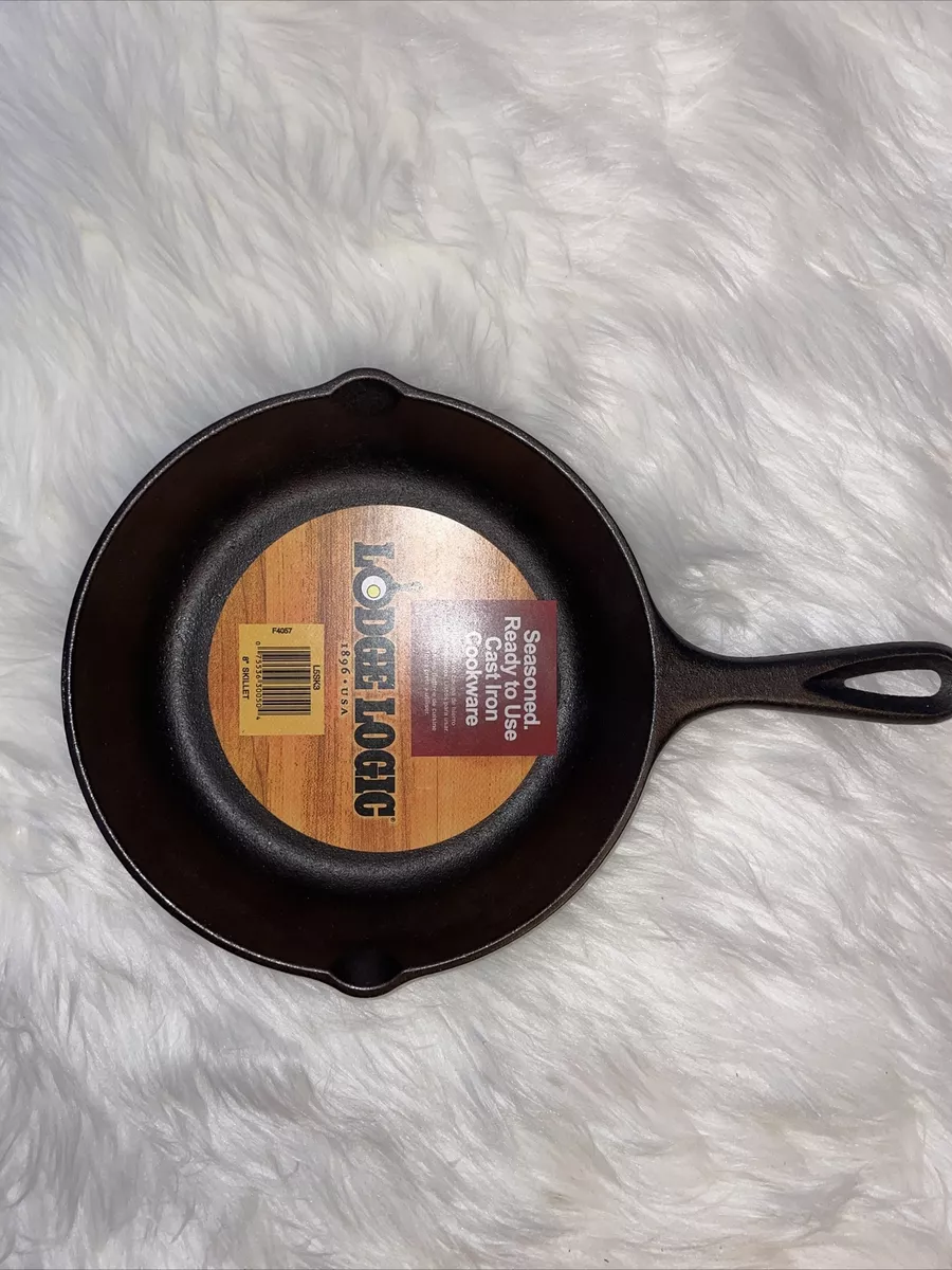 Lodge L5SK3 Pre-Seasoned Cast Iron Skillet, 8