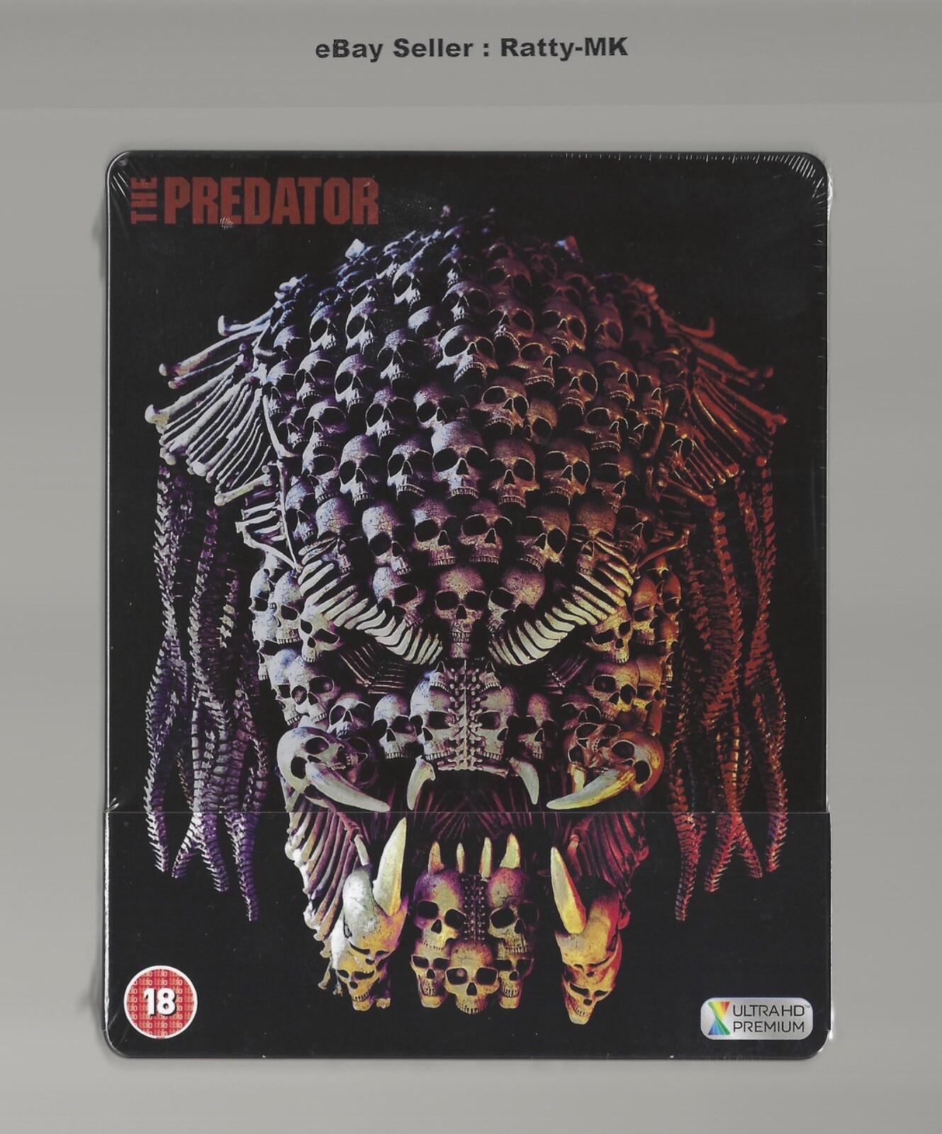THE PREDATOR - UK EXCLUSIVE 4K + BLU RAY STEELBOOK - NEW & SEALED