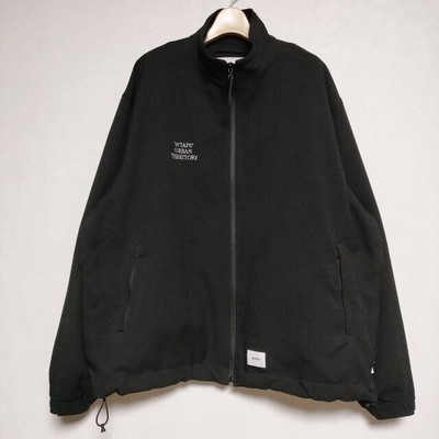 WTAPS POLY. TWILL. WUT 231BRDT-JKM01 TRACK Jacket black 4-0829M  