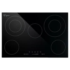 Built-In 30-in 5 Elements Smooth Surface (Radiant) Black Electric Cooktop