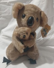 Vintage Dakin Nature Babies Koala Stuffed Plush Set with Tag 1978
