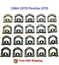 1966-1970 GTO Rear Glass Window Front Windshield Molding Trim Reveal Clips