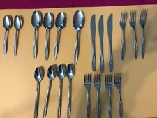 Superior Stainless Steel USA Flatware Mixed Pieces Knifes Forks & Spoons