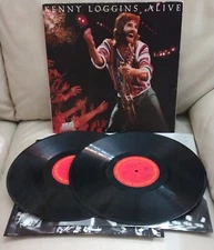 Kenny Loggins Alive C2X 36738 Gatefold 2 Vinyl LP Record Album