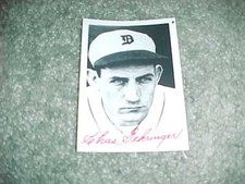 Detroit Tigers Charles Gehringer Autographed Signed Baseball Photo 