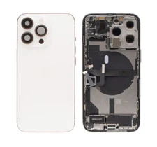 iPhone 13 Pro Max Housing Back Replacement Silver With Small Parts OEM Grade B