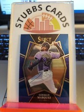 2022 Panini Select German Marquez #197 Blue Parallel Colorado Rockies 🚨