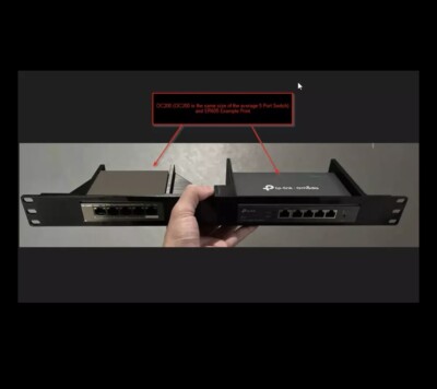 3D Printed Omada OC200 & ER605 Rack Mount