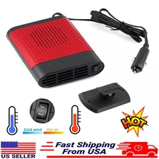 12V Car Heater Portable Electric Heating Fan Defogger Defroster Demister 1200W