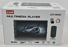 7" Double DIN Car Stereo Bluetooth CarPlay Android Auto Touchscreen Radio Camera