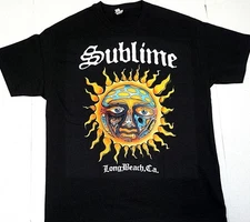 SUBLIME T-shirt LBC Ska Punk Long Beach Cali Tee Men's Black 100% Cotton New