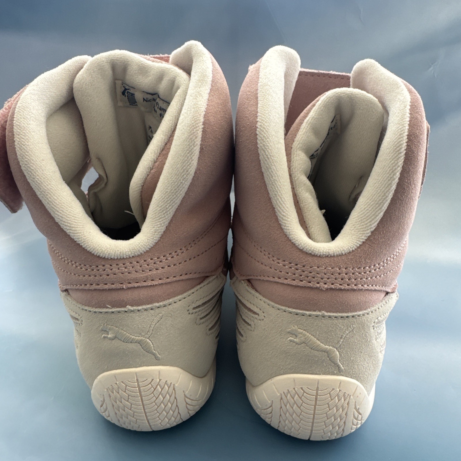 PUMA Speedcat Mid Lace Up Pink Sneakers Casual Shoes 400384 03 Mens Size 8.5 thumbnail 4