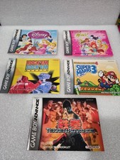 Tekken Advance Super Mario 3 Disney princess Winks club Rockem Sockem GBA Manual