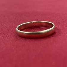 14k Yellow Gold Wedding Band Ring Size 6.25 1.58g