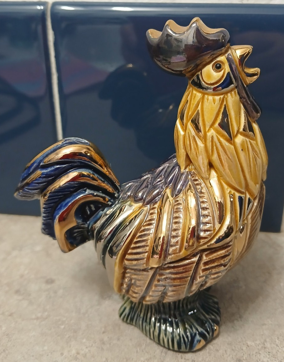 Artesania Rinconada Rooster Chicken Figurine