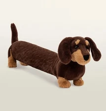 Dachshund Dog Pillow Plush Toy 20" Stuffed Animal Toddler Doll Gift for Kids