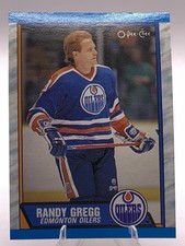 1989-90 O-Pee-Chee Randy Gregg #229 Edmonton Oilers NHL Hockey Trading Card