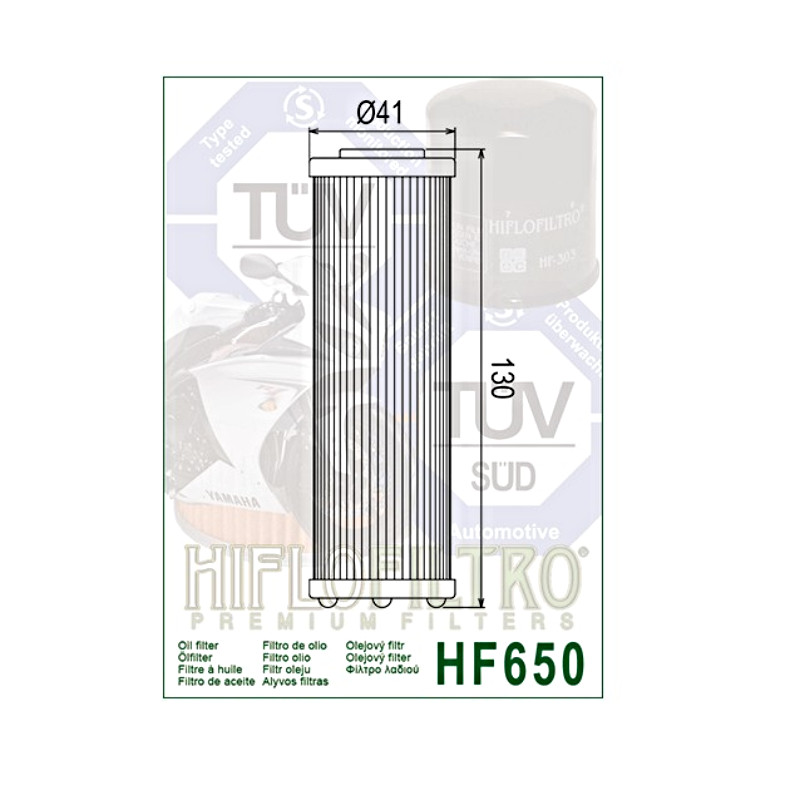 Hiflofiltro HF650 Oil Filter 3 Pack KTM 450 505 950 990 1050 1090 1190 1290