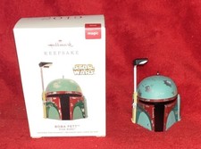 Hallmark Keepsake Star Wars Boba Fett Helmet Christmas Hanging Ornament 2019
