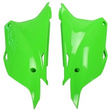 UFO Side Panels Green For Kawasaki KX100 2014-2021