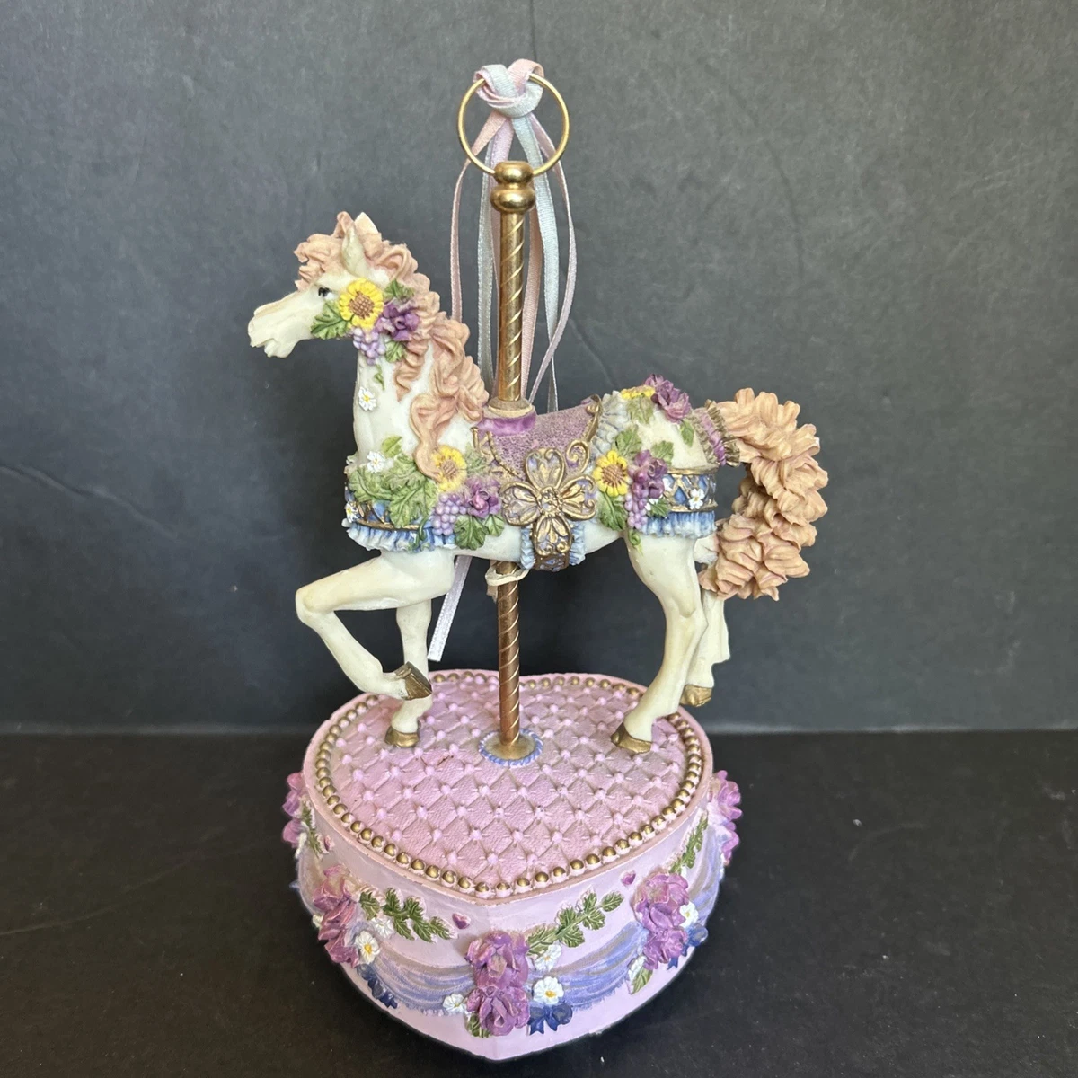 Carousel Horse Music Box for sale | eBay