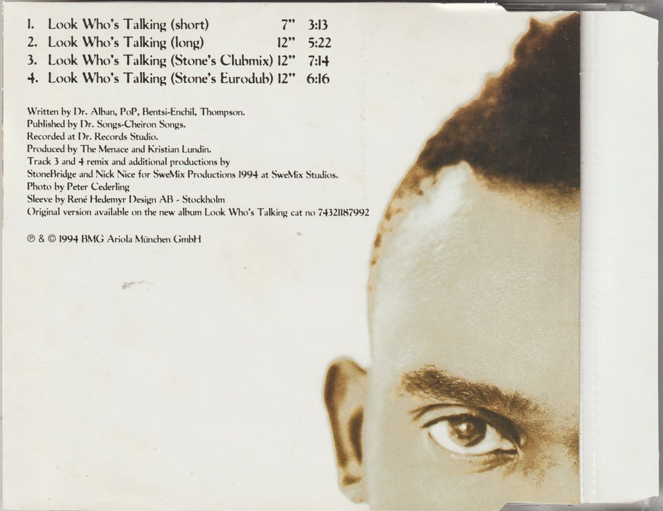 Dr. Alban - Look Who's Talking  (4 Track Maxi CD) - Bild 2 von 2