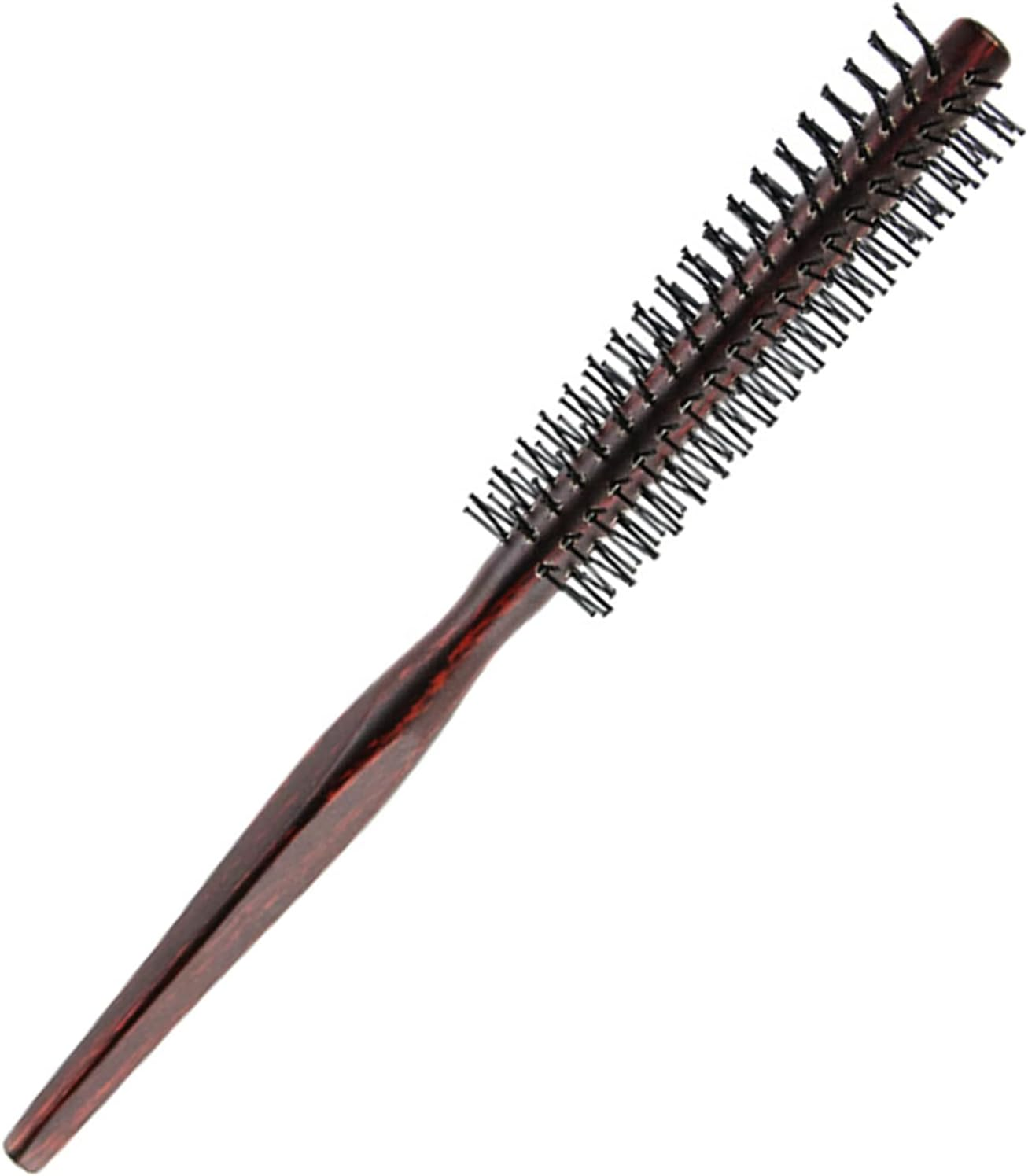1 Piece Small round Nylon Bristle Quiff Roller Hair Brush - Men'S Short,Bangs &