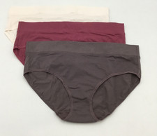 Felina Ladies' 3 Pack Pima Cotton Wide Waistband Hipster, Multi, Large