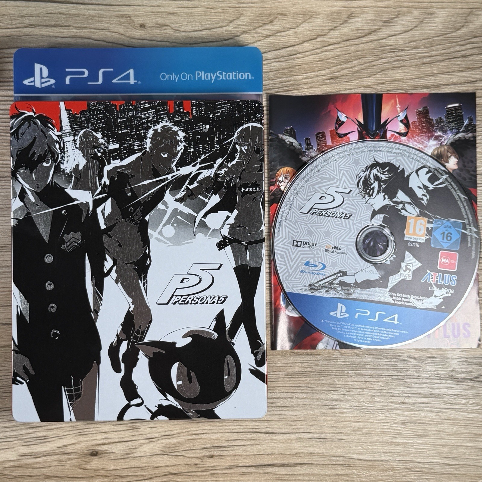 Persona 5 Steelbook Edition (2017) Sony Playstation 4 (PS4) Game