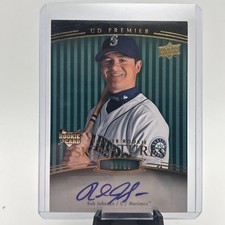 2008 ROB JOHNSON UD PREMIER AUTO ROOKIE CARD. /50