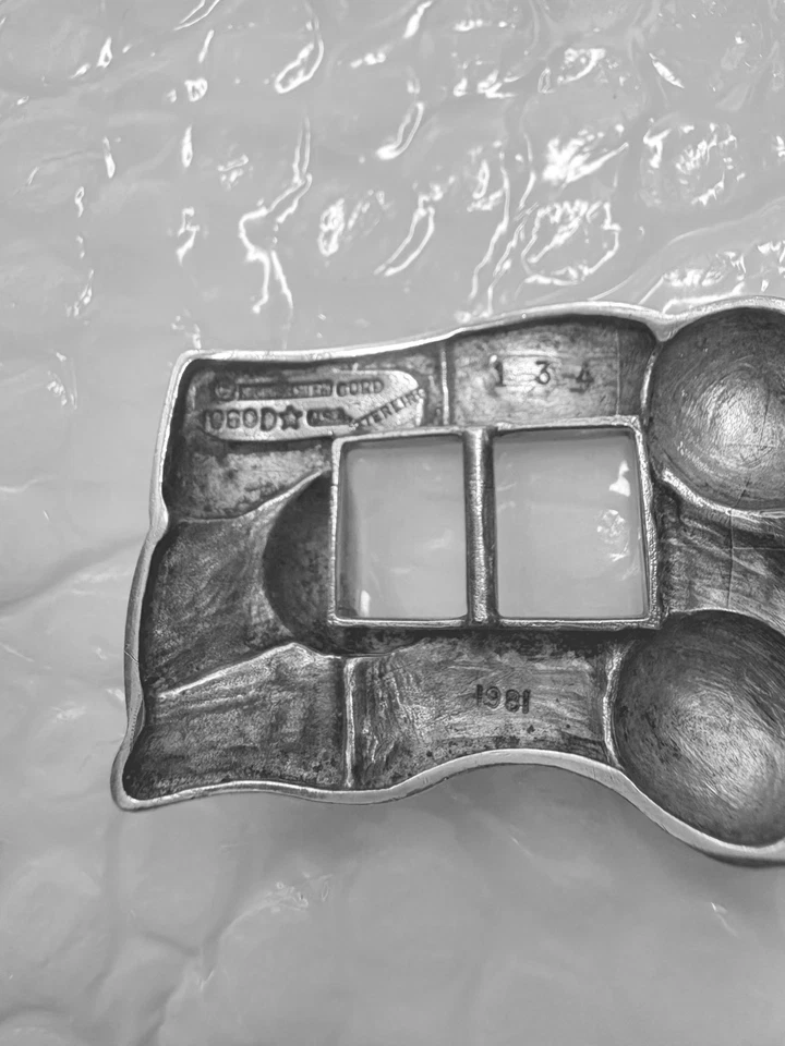 Hermosa hebilla de plata de ley de Kieselstein Cord Foto 2 de 2